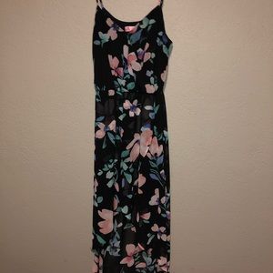 High- low, spaghetti strap dress.